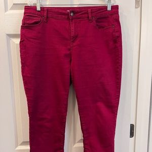 Westport, Classic Fit, 14P, Red, Straight leg pants